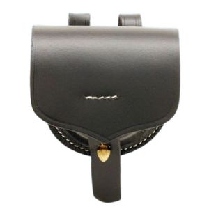 M.A.F.ZAL - Bolsa Personalizable de Cuero Genuino 100% de Alta Calidad, Diseño Vintage a Rayas, Duradera, para Uso Diario, Primavera/Verano, Formal, Negra/Marrón - Product Image 1