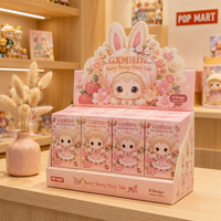 Boîte de présentation personnalisée pour figurines de collection avec en-tête découpée et forme irrégulière, emballage carton pour vente en gros