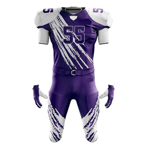 Dernier design OEM Ensemble maillot de rugby et de football Prix de gros Polyester respirant Uniforme américain pour équipes et clubs - Product Image 1