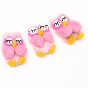 Adorno de Búho de Fieltro Hecho a Mano, Colgante de Lana con Forma de Pájaro, Juguete Educativo, Llavero, Animal del Bosque, Venta al por Mayor para Niños - Product Image 6