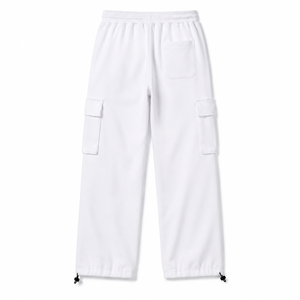 Customizable Color Block <b>Cargo</b> <b>Jogger</b> Sweatpants Oversized Utility Drawstring Adjustable Hem Casual Streetwear 100% Cotton - Product Image 2