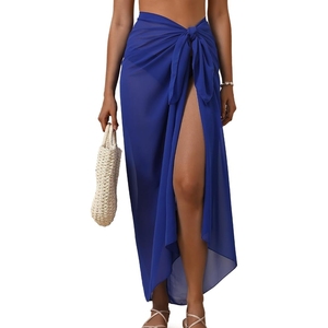 Women Sexy Sheer Chiffon <b>Sarong</b> <b>Wrap</b> Beach Cover Up Swimwear - Product Image 1