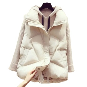 Chaleco de algodón de Invierno para mujer, chaleco de hombro holgado grueso, chaqueta de Otoño/Invierno, moda de temporada - Product Image 1