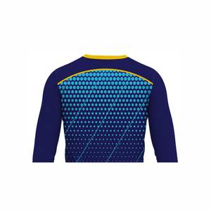 Maillots de sport personnalisés de haute qualité 100% polyester, manches longues, maillots de basket-ball, maillots de tir, sublimation OEM ODM - Product Image 5