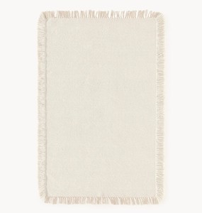 Alfombra de Lana Hecha a Mano |   Alfombra de Color Sólido de Estilo Escandinavo Anudada a Mano |   Lavable, delgado, de 0.2-0.4 pulgadas. Alfombra de pelo medio para - Product Image 1