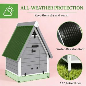 Gallinero de Madera para Exteriores, Villa para Pollos - para sus Amigos Peludos - Product Image 2