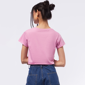 เสื้อครอปท็อปผู้หญิงแฟชั่นฤดูร้อนปี 2026 สไตล์ลำลองน่ารัก แขนสั้น ผ้าริบ ทรงพอดีตัว และเสื้อกล้าม - Product Image 4