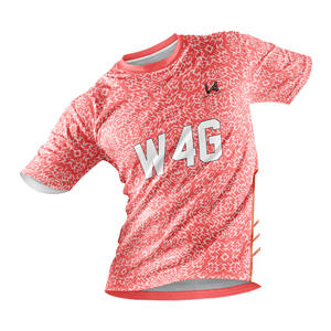 Camisetas de Entrenamiento de Fútbol Personalizadas para Hombre, Ligeras, Transpirables, Anti-UV, Anti-Humedad, Antibacterianas, de Manga Corta y Color Sólido - Product Image 4