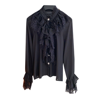 Blusa de Chifón para Mujer, Manga Larga, Elegante y Ligera, para Oficina, Venta al Por Mayor Personalizada - Product Image 2