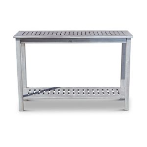 Tavolo Console in Eucalipto Grigio Argento - Product Image 2