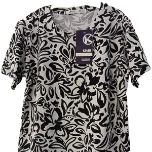 Pointer Rib fabrication personnalisé imprimé été filles robe décontracté à manches courtes t-shirt - Product Image 3