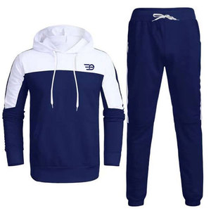 Lightweight Eco-Friendly Winter Men's Hooded Tracksuit-100% Cotton Sporty Casual <b>Gym</b> Running Outfit - Product Image 1