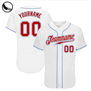 Custom <b>Baseball</b> Jersey Blank Plain Wholesale Embroidery Club Men's Softball Shirts <b>Baseball</b> Jersey - Product Image 2