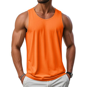 Camiseta sin Mangas para Hombre, Último Modelo, Tejida en Poliéster/Algodón, Diseño Ergonómico, Transpirable, Alto Rendimiento, Versátil, Ropa Urbana - Product Image 1