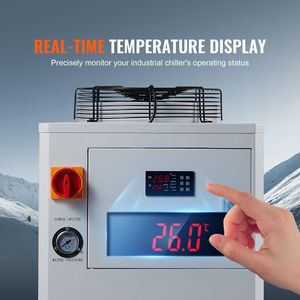Refrigeratore d'Acqua Industriale CW6000 1500W di Piccole Dimensioni con Serbatoio da 15L e Sistema di Raffreddamento a Compressore da 65 L/min - Product Image 5