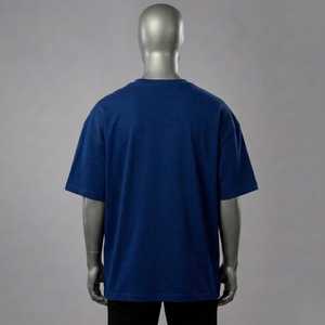 Camiseta Extra Grande para Hombre, Color Azul Marino Oscuro, Ultra Suave, 100% Algodón, Cuello Redondo, Manga Corta, Clásica, Lisa, Ligera, Transpirable, Estilo Urbano - Product Image 2