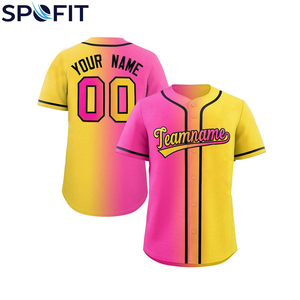 Ensemble d'uniformes de baseball personnalisés de haute qualité, respirant, 100 % polyester, maillot de baseball imprimé, conception OEM, unisexe adulte, faible MOQ - Product Image 5