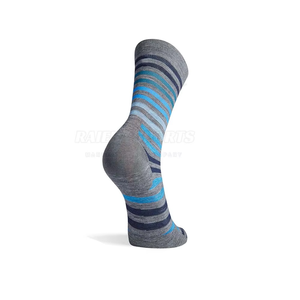 Pakistan Manufacturer 2024 New Summer Crew Men's Casual Socks Spandex Cotton Jacquard Printing Custom Logo Header Card White - Product Image 3