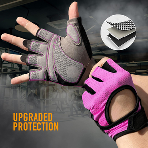 Gants d'entraînement de musculation sur mesure à demi-doigts, haute performance, protection de la paume, ajustement confortable, durables, pour la salle de sport - Product Image 3