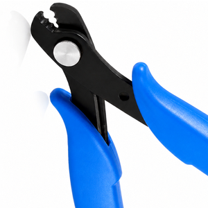 Pince coupante à fil avec poignée bleue, outil de micro-coupe de précision de 140mm pour la fabrication de bijoux DIY - Product Image 2