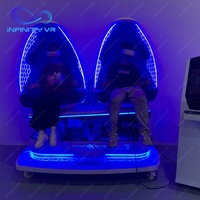 Machines de réalité virtuelle VR Simulador bon marché, plateforme de jeux vidéo 9D, équipement de salle VR, simulateur de réalité virtuelle interactif VR