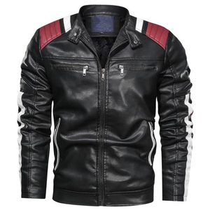 <b>Men</b> Leather <b>Jacket</b> Luxury Fashion Winter Coat Manufacturer <b>Men</b> Leather <b>Jacket</b> Casual Wear Street Winter <b>Jacket</b> - Product Image 4