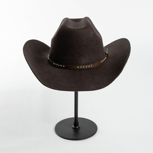 Sombrero de Vaquero a Rayas con Estampado de Seda por Sublimación en Color Azul Claro, Unisex, Casual, para Playa, Primavera y Verano, 56-58 cm, Ala Ancha - Product Image 2