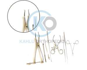 Juego de Instrumentos Profesionales para Cirugía de Menisco, Acero Inoxidable, Pinzas Ortopédicas Manuales, Clase I, Certificado CE por KAHLU ORTHOPEDIC - Product Image 4