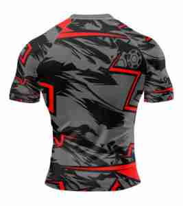 Rashguard de Compresión Corto de Spandex/Poliéster Transpirable con Estampado Personalizado para Hombre, Ropa de Lucha MMA 2026, Ecológico y Antibacteriano - Product Image 2