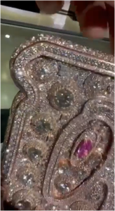 Collier pendentif en argent sterling 925 avec cœur en moissanite, pendentif rond en cristal de diamant pour homme et femme - Product Image 5