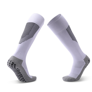 Men's Knee High Sports Socks Striped Breathable Knitted Spandex Polyester Summer Athletic Compression Socks - Product Image 1