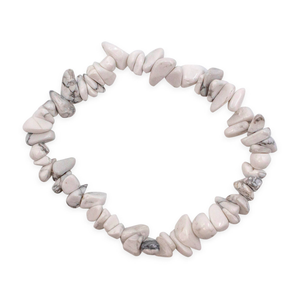 Chip <b>Bracelet</b> Natural White Howlite Chip <b>Bracelet</b> Crystal Stone Chip <b>Bracelet</b> Gemstone Women Colorful Natural Crystal Wholesaler - Product Image 5