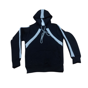 Ensemble deux pièces tendance pour femme : pull à capuche chaud et respirant en maille, style sport décontracté, collection automne - Product Image 3