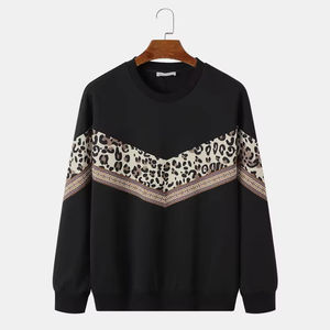 เสื้อสเวตเชิ้ตผู้ชายพิมพ์ลายพัฟฟ์ ทรงโอเวอร์ไซส์ ผ้าคอตตอนฟลีซ 420GSM คุณภาพสูง พร้อมปักโลโก้ มีสินค้าในสต็อก - Product Image 1