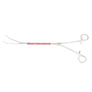 Pinzas Curvas Manuales de Grado Médico BISONS para Cirugía, Instrumento Quirúrgico de Acero Inoxidable con Certificación CE - Product Image 1