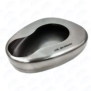 Pacientes Bedpan Adultos con mango Hospital Holloware Bedpans Calidad alemana Instrumentos médicos quirúrgicos Instrumentos quirúrgicos - Product Image 4