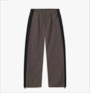 Ensemble coupe-vent pour homme, style tendance, à panneaux ondulés, col montant, en polyester, entièrement zippé, bicolore, personnalisable avec votre logo, et survêtements froissés pour garçon - Product Image 5