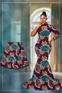 Tissu en coton imprimé africain de qualité supérieure, Ankara Kitenge, pour la fabrication de vêtements, conception de logo, service OEM ODM - Product Image 4