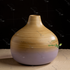 Meilleure vente de vase à fleurs en bambou de luxe Vases en bois de qualité supérieure au design élégant et durable - Product Image 4