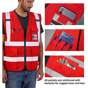 Custom <b>Overall</b> Reflective Safety Clothing Hi Vis Breathable Quick Dry Long Sleeve Coverall Workwear for <b>Men</b> - Product Image 3