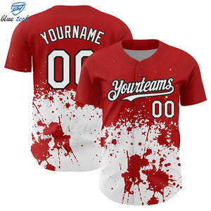 High Quality Custom Baseball Jersey Short Plus Size Breathable Quick Dry Custom Team Uniforms Sublimation Printed Jerseys Custom - Product Image 3