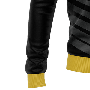 Sweat-shirt unisexe d'hiver en coton tricoté de haute qualité, personnalisé avec demi-zip sur le devant, impression en relief, teinture unie, demi-zip pour homme - Product Image 3