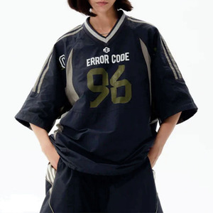 Conjunto de Jersey y Pantalones Cortos de Fútbol Americano Unisex con Logotipo Personalizado de Lujo, Ropa Deportiva de Gran Tamaño, Suministro al por Mayor OEM Personalizado - Product Image 1