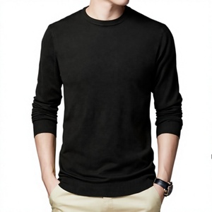 Men's Solid Color Knitted <b>Pullover</b> <b>Sweater</b> Full Sleeve Autumn Wear Maroon Long Sleeve Top 2026 - Product Image 4