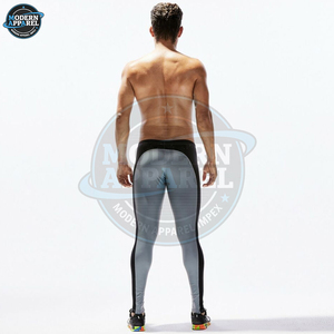 กางเกงเลกกิ้งกีฬาผู้ชายแบบรัดรูป แห้งเร็ว ยืดหยุ่น เหมาะสำหรับวิ่ง ออกกำลังกาย ฟิตเนส - Product Image 6