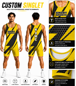 Traje de Lucha Libre de Spandex/Poliéster con Cuello en V, Estampado de Camuflaje, 240g, Ropa Deportiva Elástica de Secado Rápido, Unisex - Product Image 1