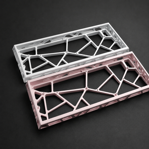 Boîtier de clavier mécanique en aluminium anodisé sur mesure selon dessin, usinage CNC, usine de fabrication pour kits de claviers de jeu - Product Image 1