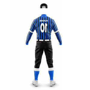 Tenue de softball pour hommes, uniforme respirant de sport, couleur unie, plusieurs designs, ensemble personnalisé pour joueurs d'équipe athlétique - Product Image 5