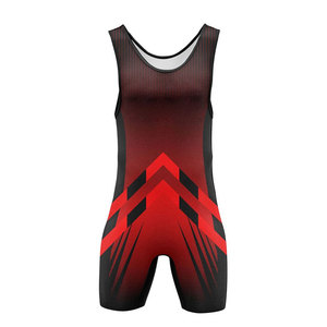Experts en fabrication sur mesure de maillots de lutte par sublimation, matériau hautement extensible avec finition d'impression de qualité supérieure - Product Image 1