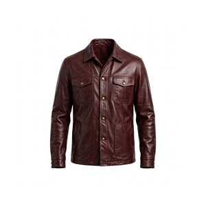 Veste en cuir de haute qualité, très élégante et stylée pour hommes - Product Image 1